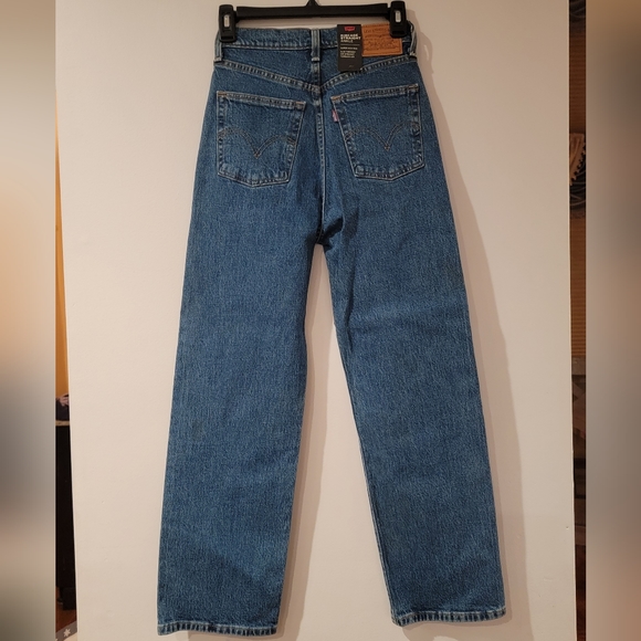 Levi's Premium RIBCAGE STRAIGHT ANKLE WOMEN'S JEANS Size 25 - Picture 2 of 11